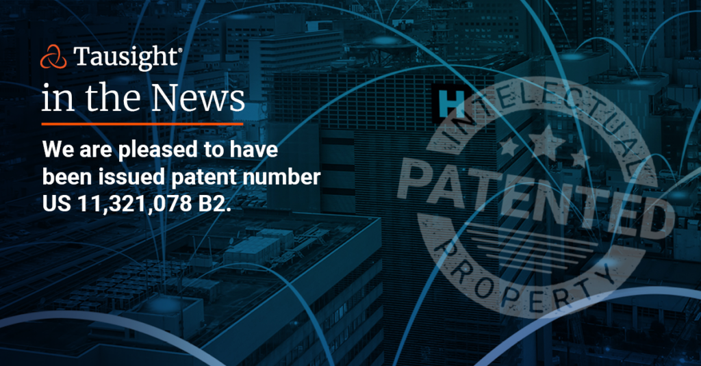 tausight in the news - we are pleased to have been issued patent number us 11,321,078 B2