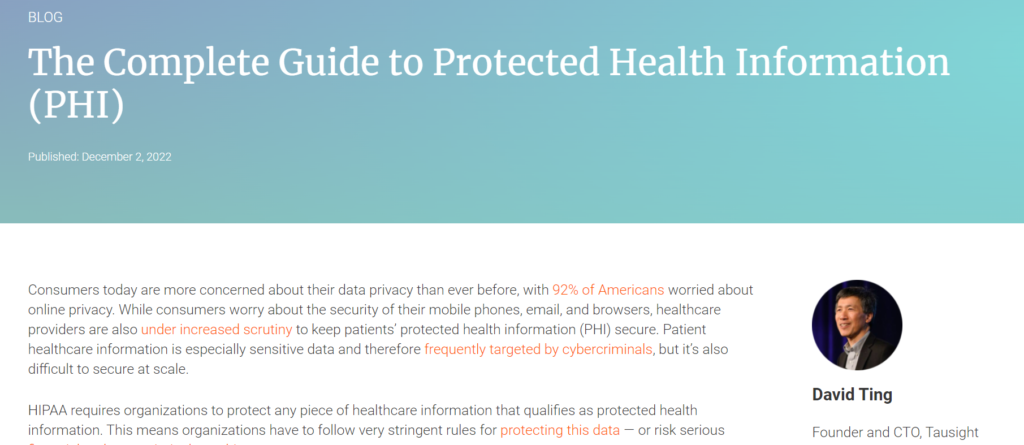 The Complete Guide to Protected Health Information (PHI)